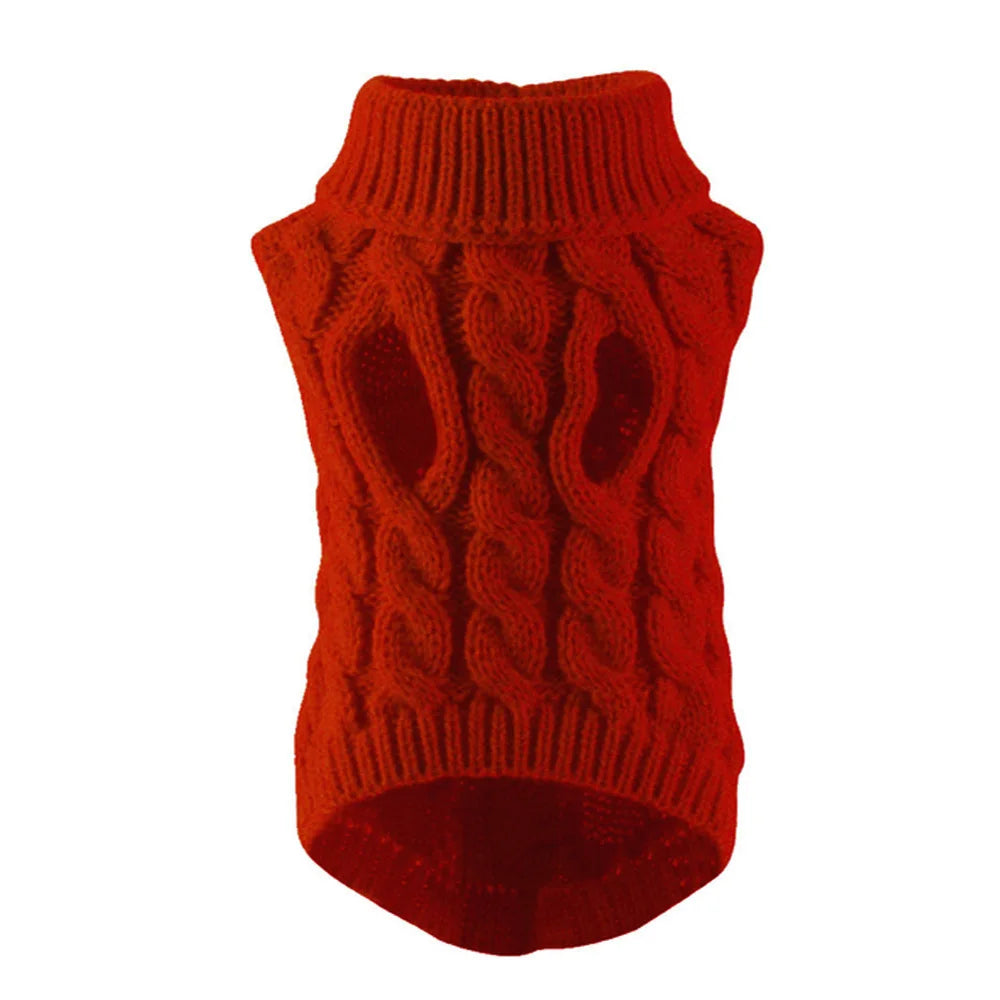 Small Dog Winter Sweater Warm Puppy Pullover for Chihuahua Yorkie