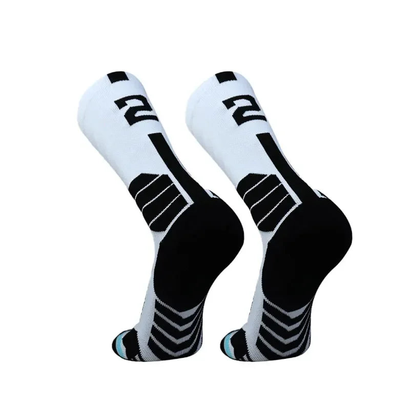 Elite Basketball Compression Socks High Elastic Towel Bottom Sports Socks Men Women