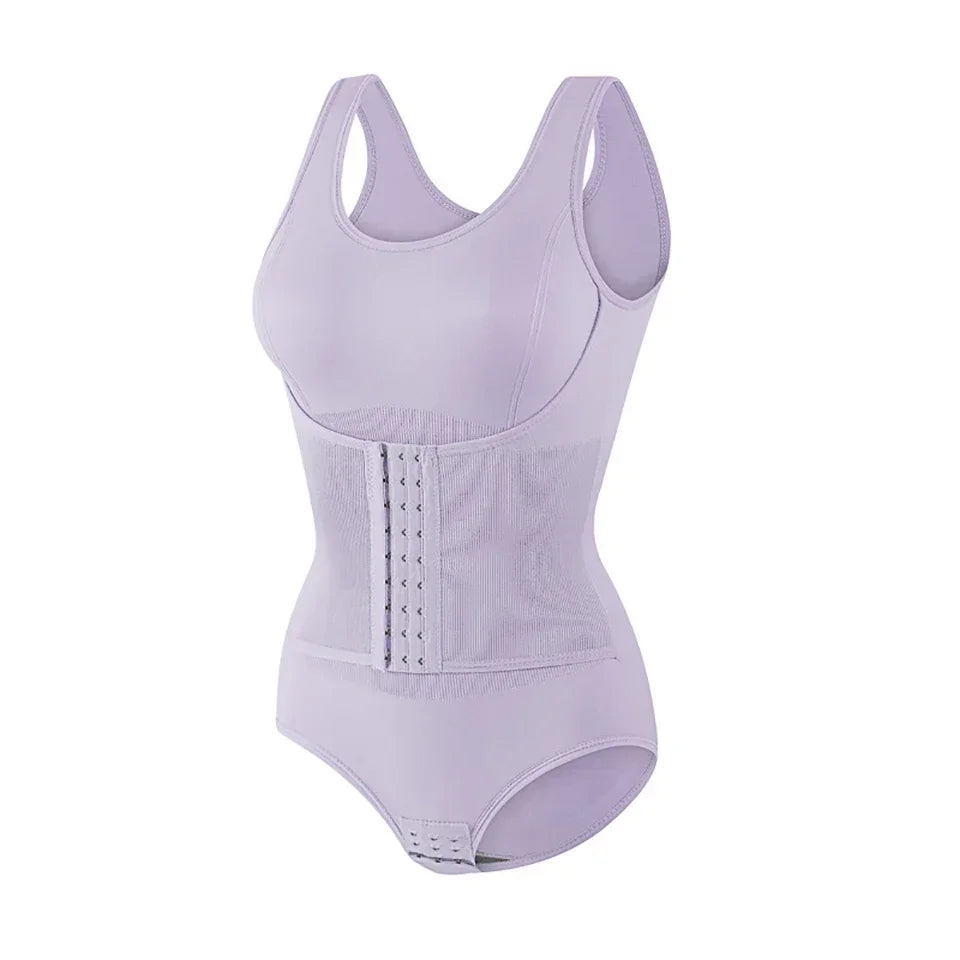 Women’s Zipper Shapewear Bodysuit Tummy Control Waist Trainer