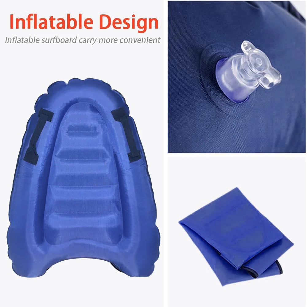 Oxford Cloth Inflatable Pool Float Bed Swimming Surfboard Raft