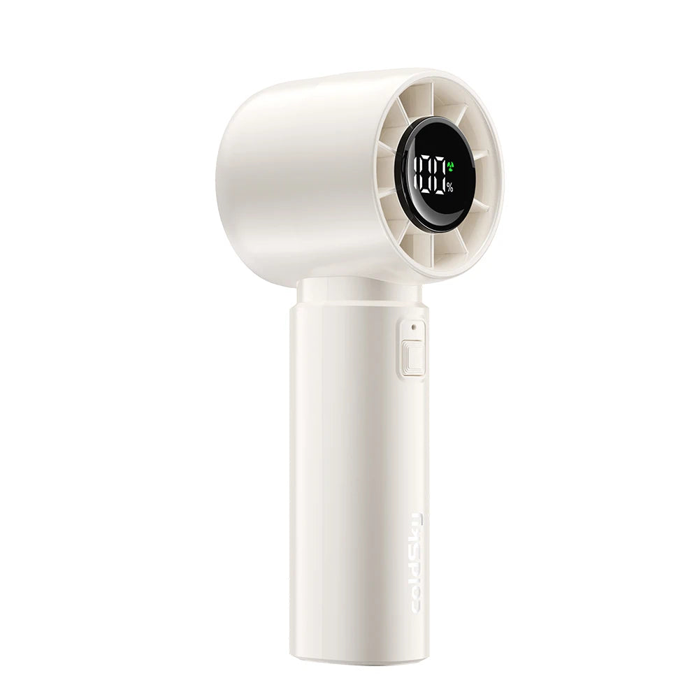 Portable Handheld Turbo Fan – Rechargeable Mini Fan for Travel and Daily Use