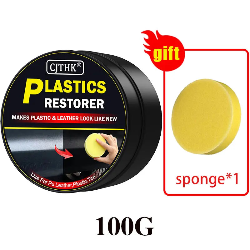Car Plastic Restorer – Restore Faded Trim to Deep Black Shine