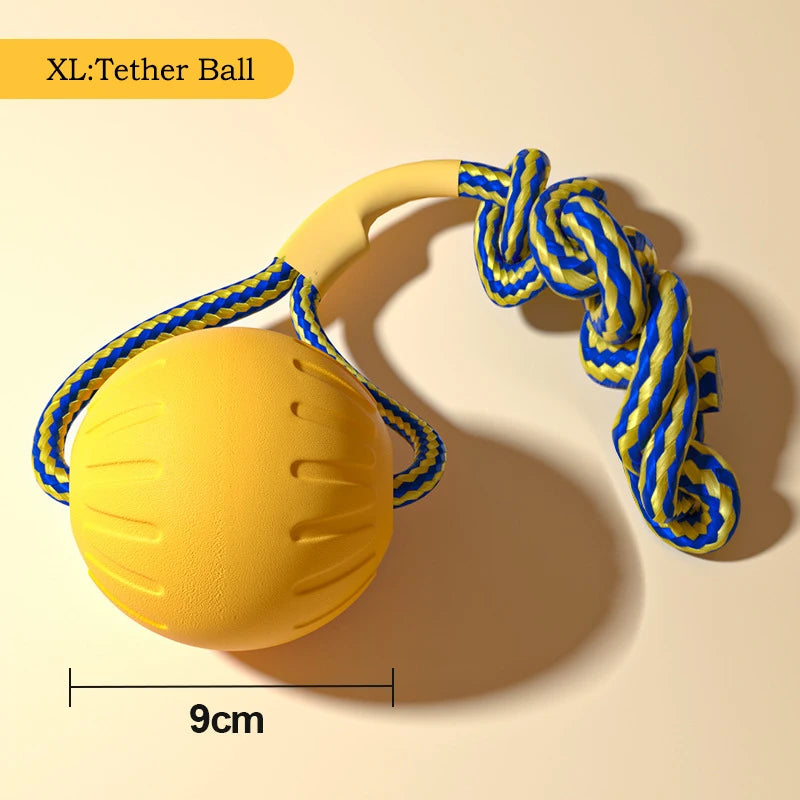 4 Pack Durable Dog Toy Set Flying Disc Ball Tug Rope