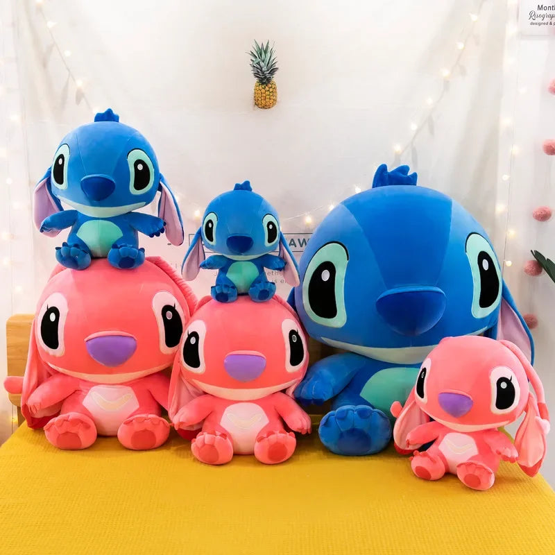 Lilo Stitch Couple Giant Plush Toy Cartoon Stuffed Pillow Gift