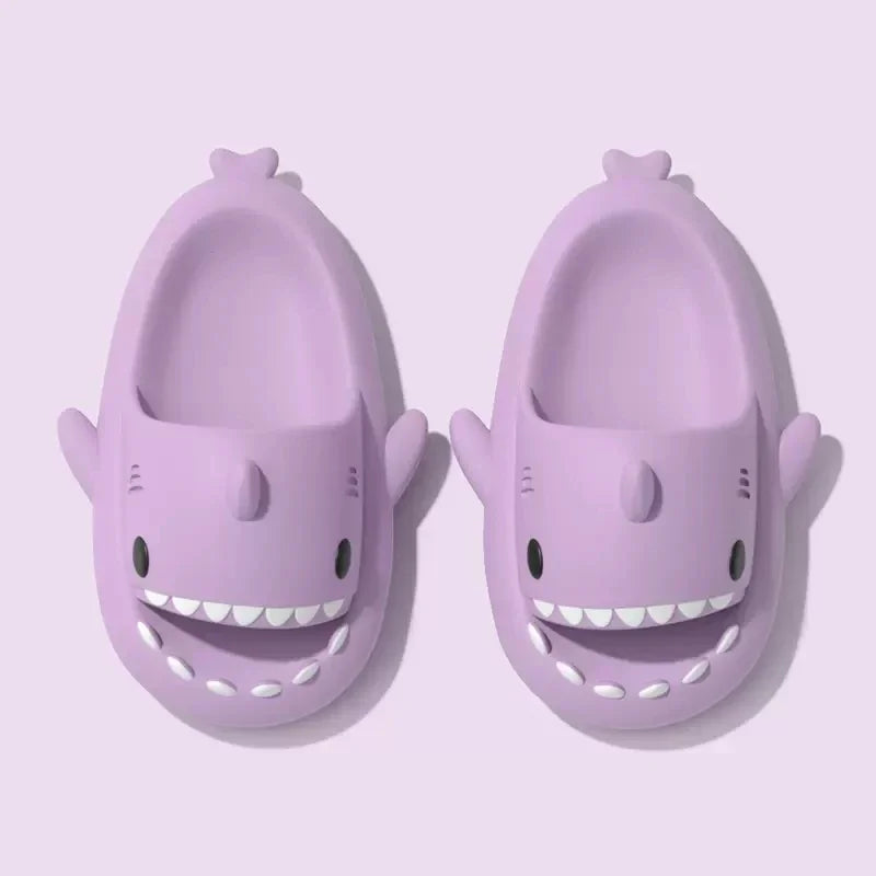 Shark Slippers Cartoon EVA Anti Slip Cute Bathroom Slides for Men Women Kids