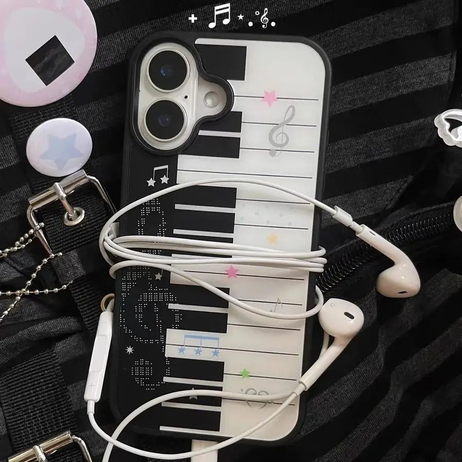 Piano Key Notes Creative Cute iPhone Case