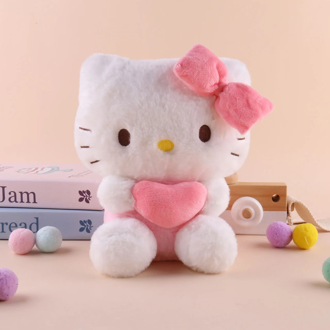 Cute Cat and Friends Plush Pillow 22cm for Girls Gift