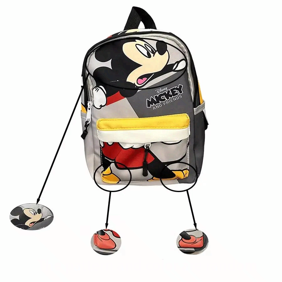 Mickey Cartoon Kids School Backpack Cute Fashion Bag