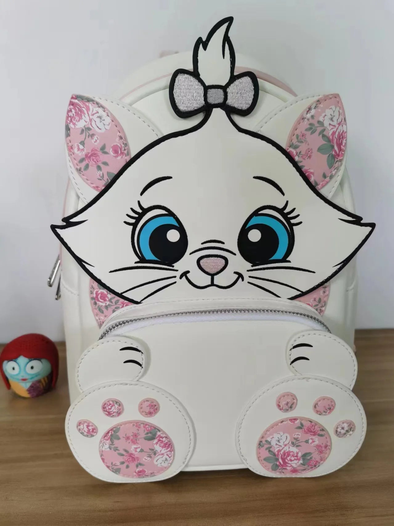 Disney Inside Out Sadness Cartoon Mini PU Leather Backpack Cute Girl Storage Bag