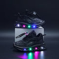 Kids Light Up Chunky Sneakers Soft Sole Baby Shoes for Boys and Girls