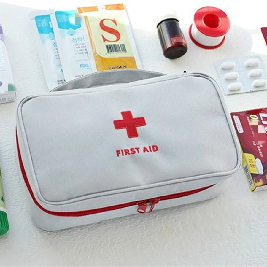 Portable First Aid Kit Travel Medical Storage Bag Waterproof Emergency Organizer Medicine Pouch Outdoor Survival Kit Case