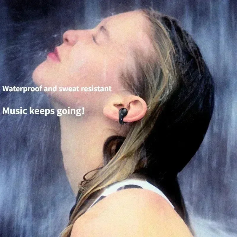 T75 Bluetooth 5.3 Bone Conduction Earbuds Wireless Sports Gaming Headset