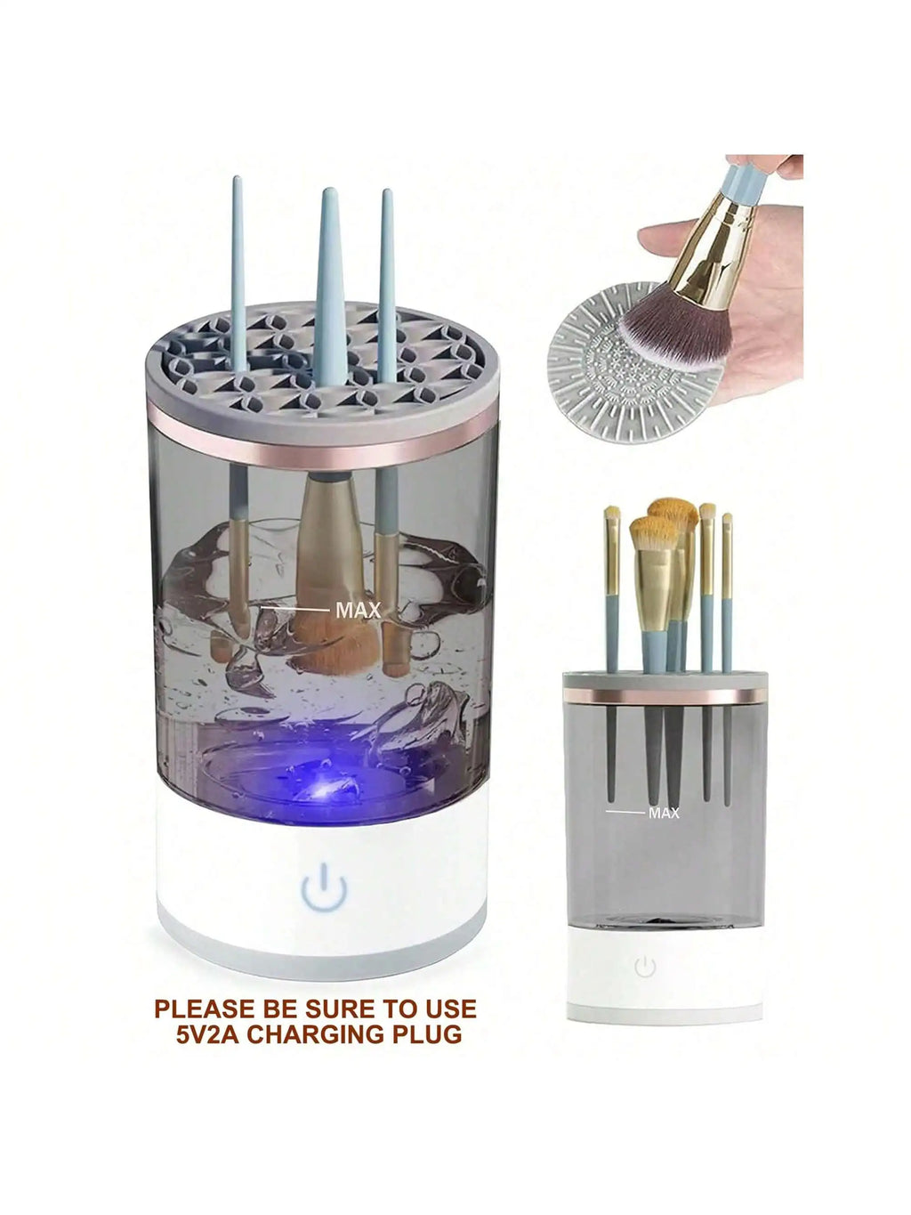 Automatic Makeup Brush Cleaner – Electric Washer & Dryer for Brushes
