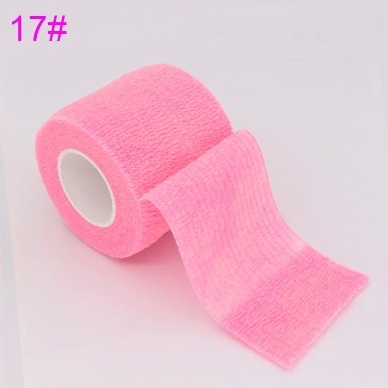 Colored Self Adhesive Elastic Sports Wrap Tape 18 Colors Athletic Support Bandage Knee Finger Ankle Protection