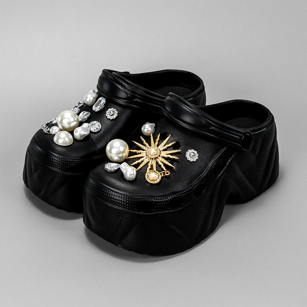 Women’s 9cm Platform Clogs Thick Sole EVA Summer Slippers
