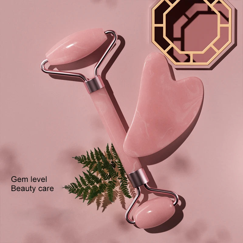 Facial Massage Roller Resin Gua Sha Tool for Face Neck Eye Skincare