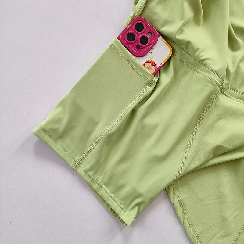 Quick Dry Tennis Yoga Skort with Pocket