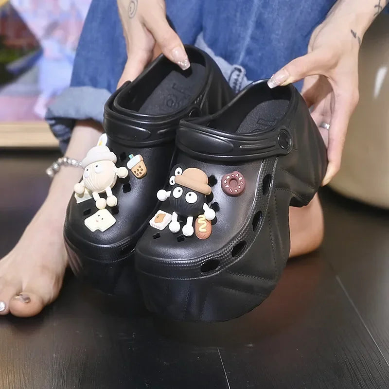 Women’s 9cm Platform Clogs Thick Sole EVA Summer Slippers