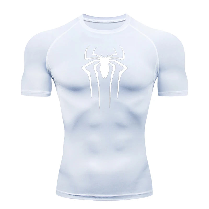 Men Compression Short Sleeve Quick Dry Gym Running Fitness T Shirt