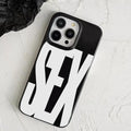 Glossy Sex Icon Pattern iPhone Case