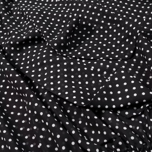 Women Polka Dot Blouse Skirt Set