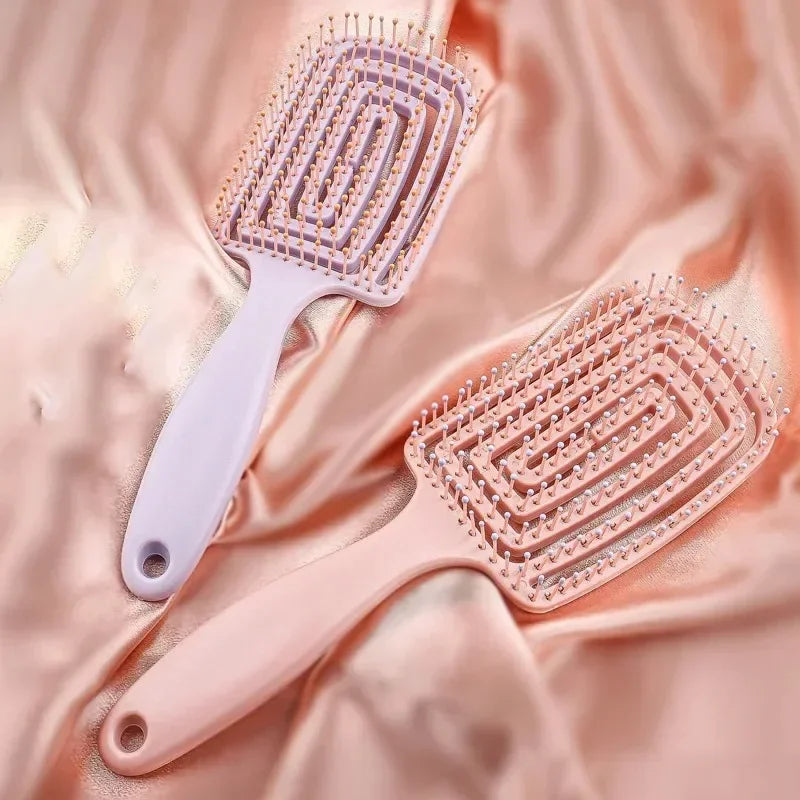 Anti Static Scalp Massage Hair Brush Salon Styling Comb