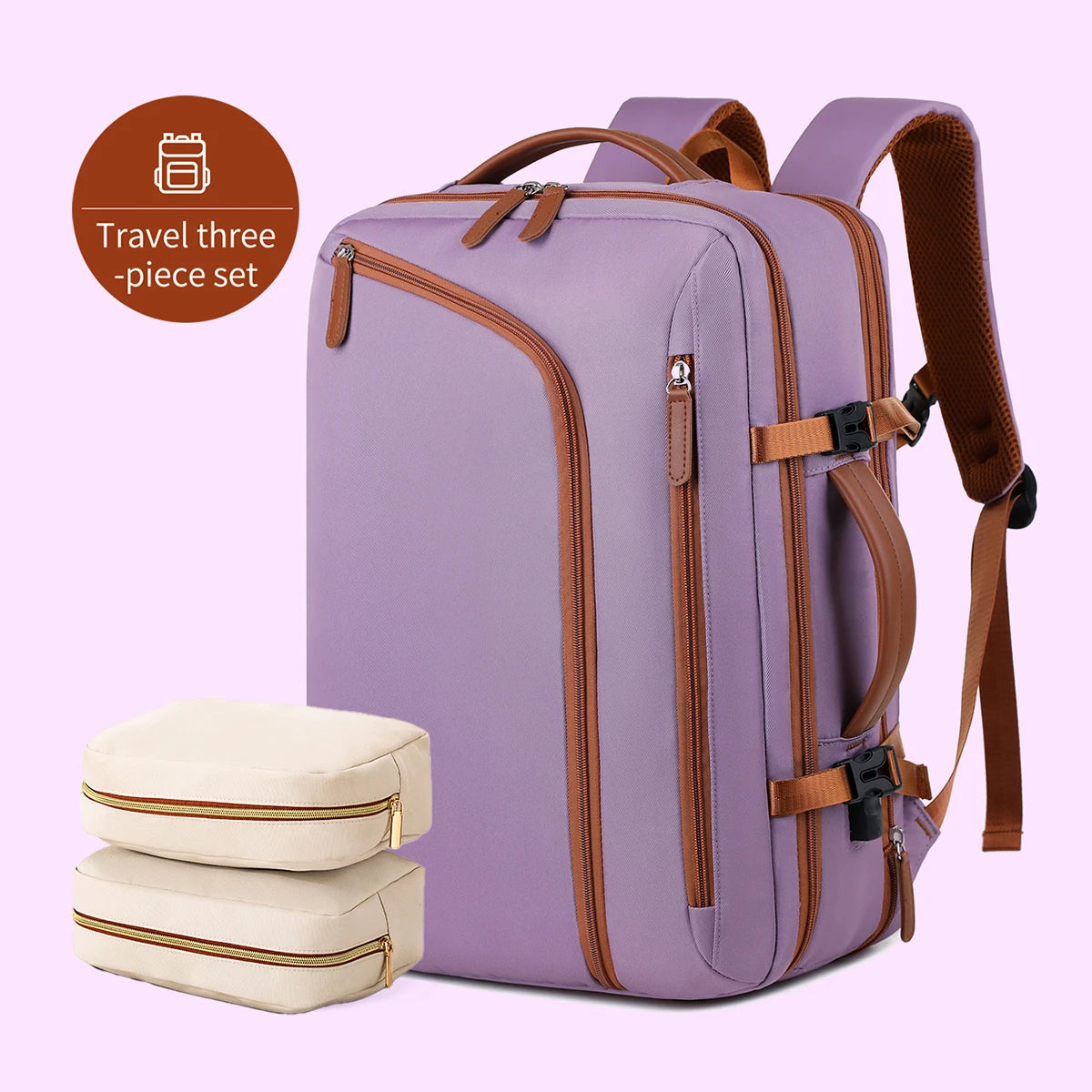 Unisex Laptop Backpack Large Capacity Travel School Bag Business Outdoor Bag
