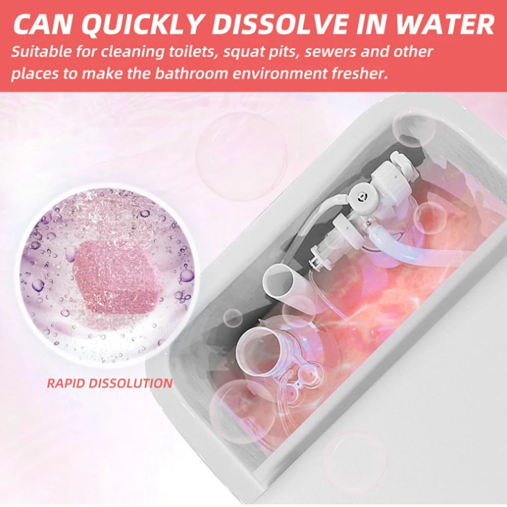 Toilet Cleaning Tablets Deodorizing Stain Remover 3 20pcs