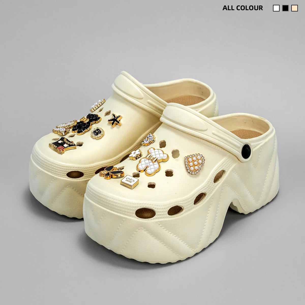 Women’s 9cm Platform Clogs Thick Sole EVA Summer Slippers