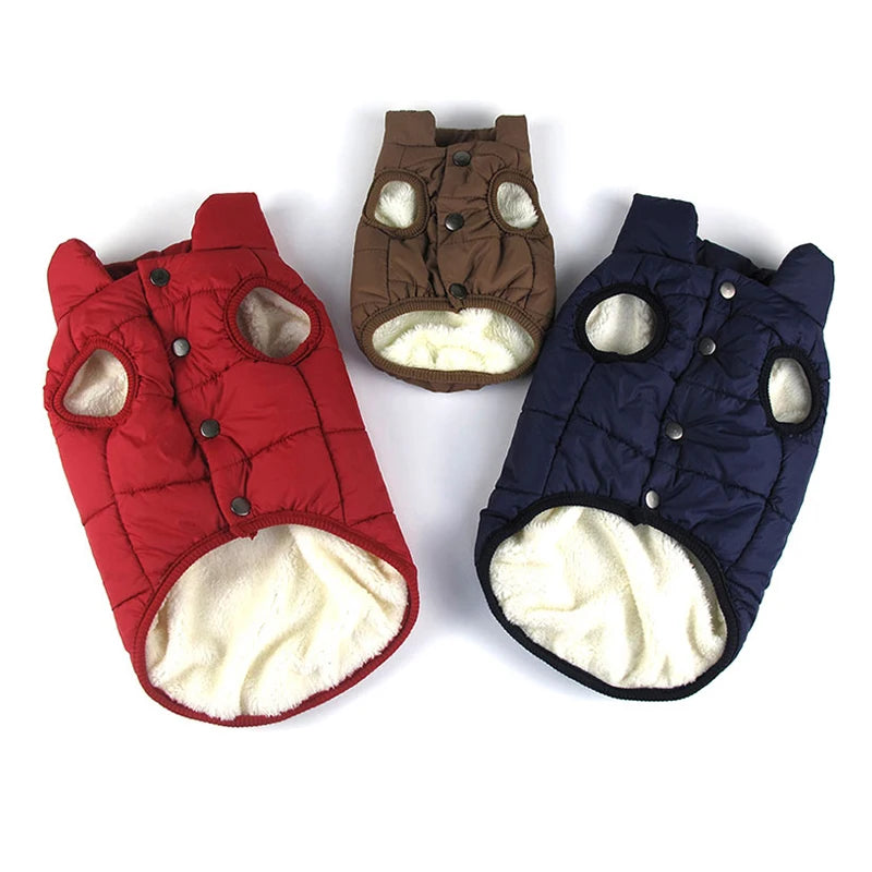 Winter Dog Coat Warm Christmas Pet Clothes for Small Large Dogs