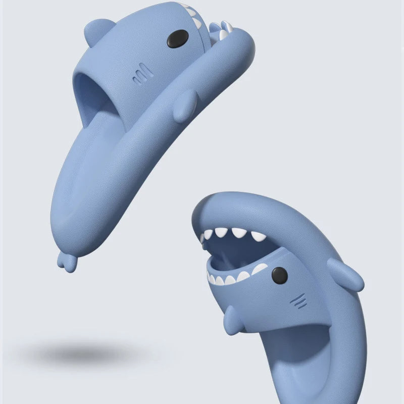 Kids Shark Slippers Anti-Slip EVA Cartoon Summer Beach Slides Cute Indoor Outdoor Sandals for Boys and Girls