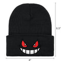 Unisex Anime Embroidered Knit Cap for Adults and Kids Cosplay Hat