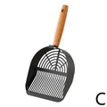 Stainless Steel Cat Litter Scoop Long Handle Durable Pet Cleaning Tool