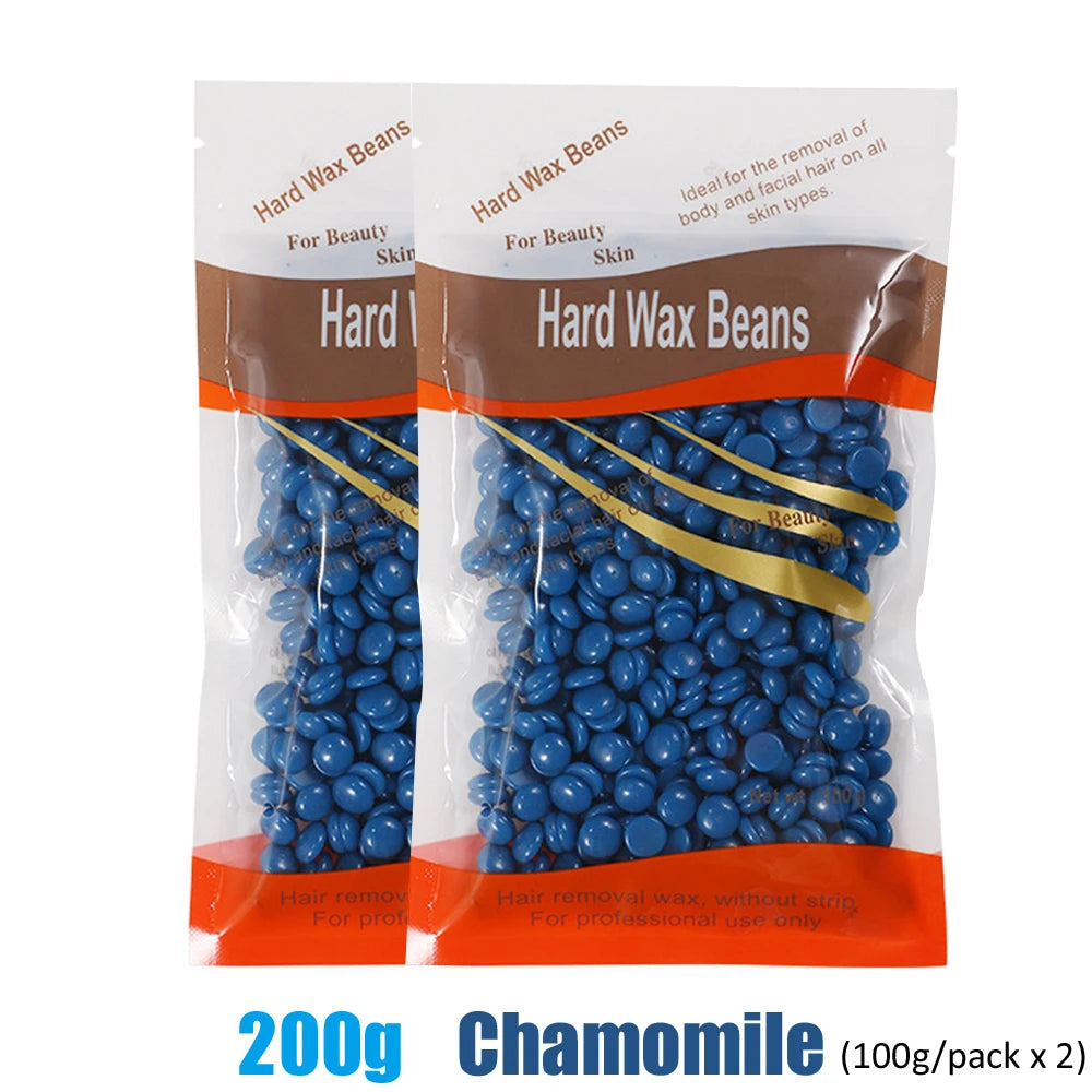 Hard Wax Beans – 500g Hair Removal Wax for Face, Legs & Body, No Strip Needed