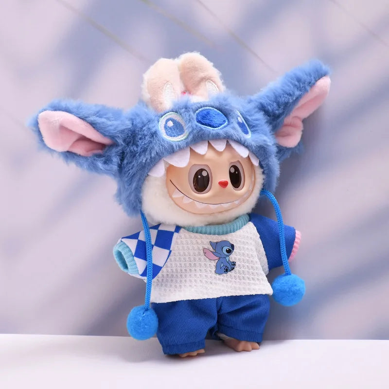 17cm Plush Doll Clothes Outfit Set