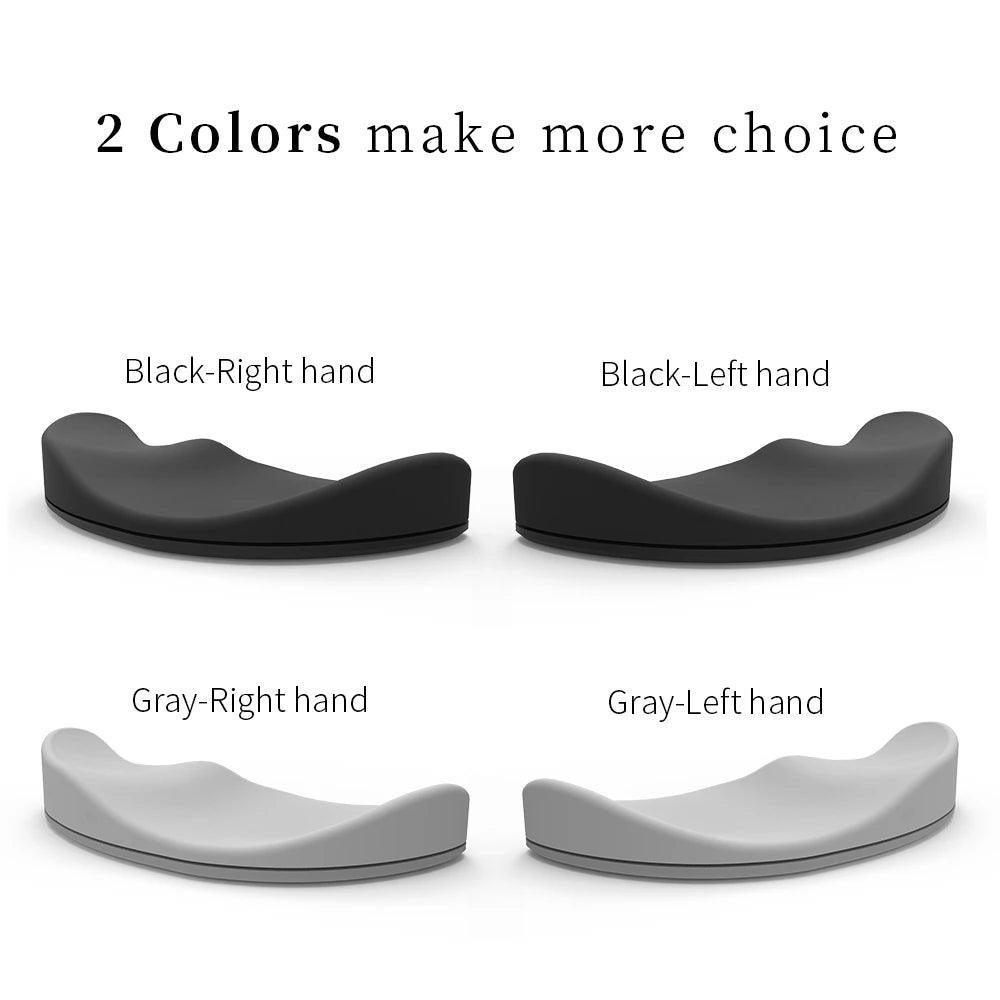Left Hand Silicone Wrist Rest Pad for Logitech MX Master 3S Ergonomic Palm Support Mat