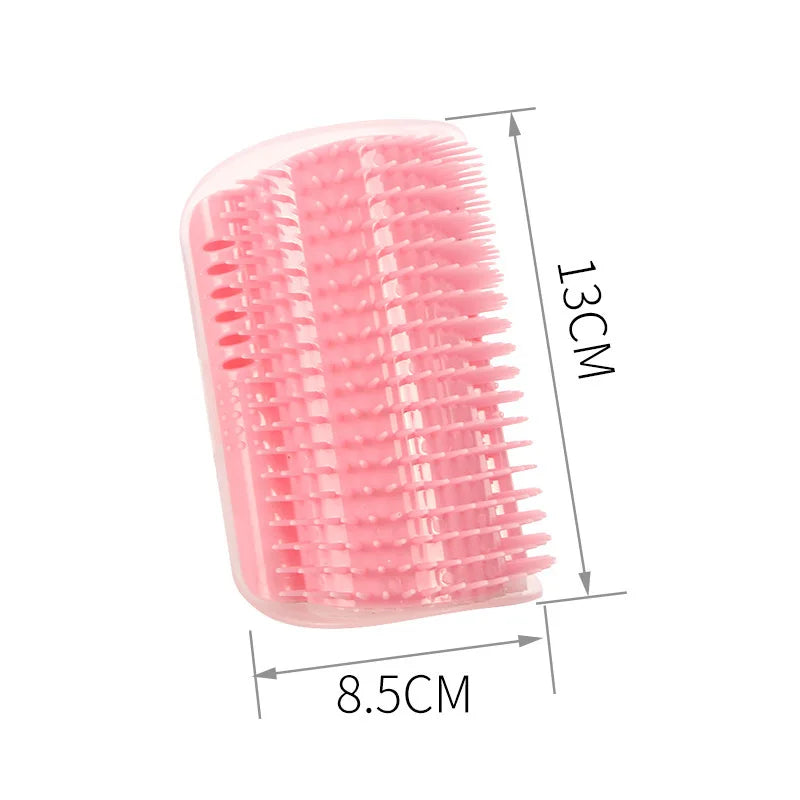 Cat Corner Scratcher Massage Comb with Catnip