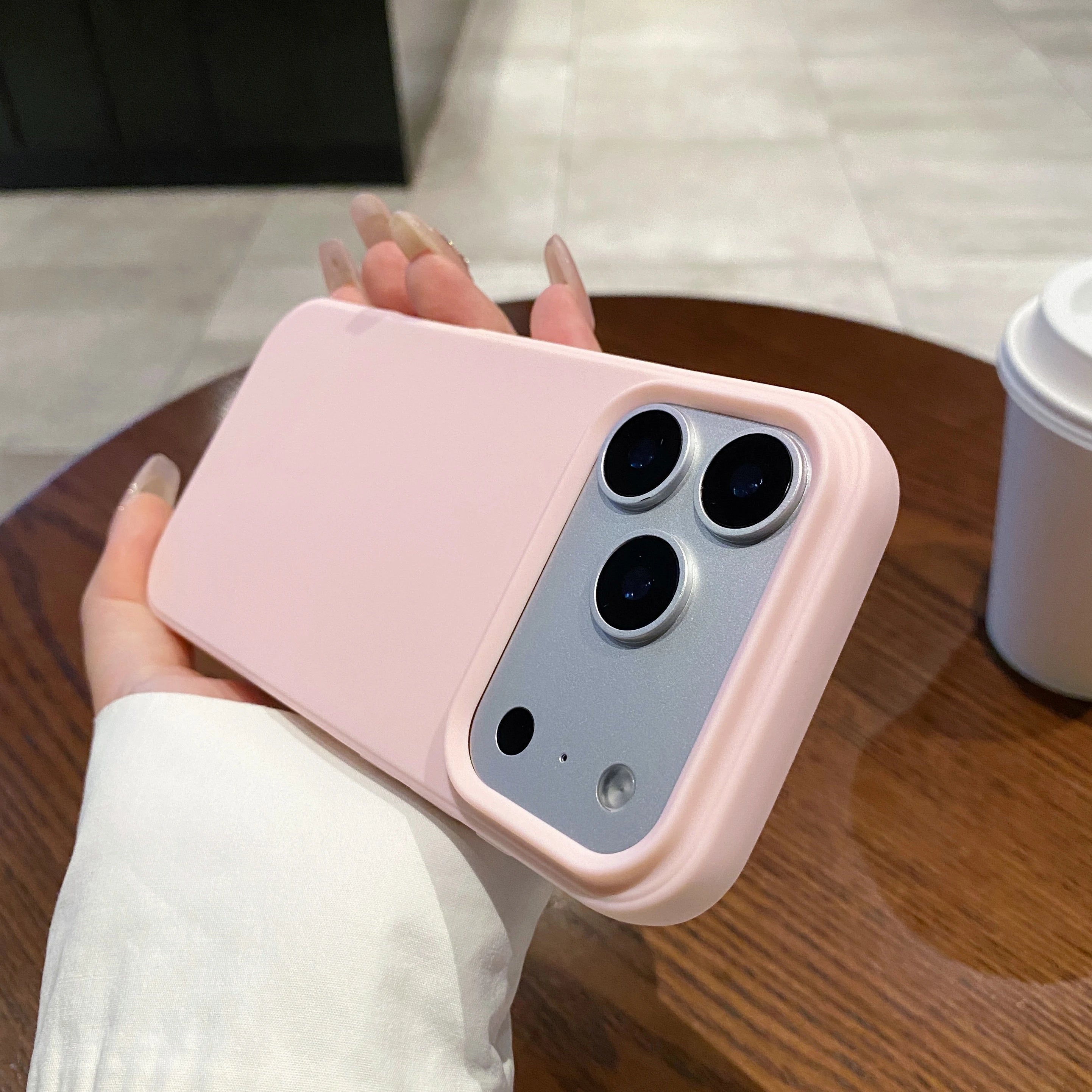Simple Couple Candy Color Soft Shockproof Anti Fall iPhone Case