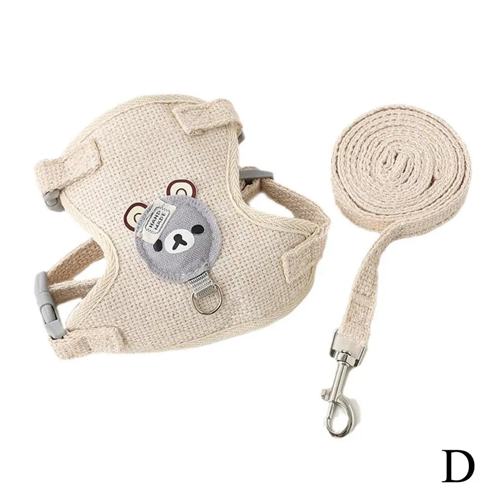Adjustable Breathable Pet Vest Harness for Small Dogs Cats