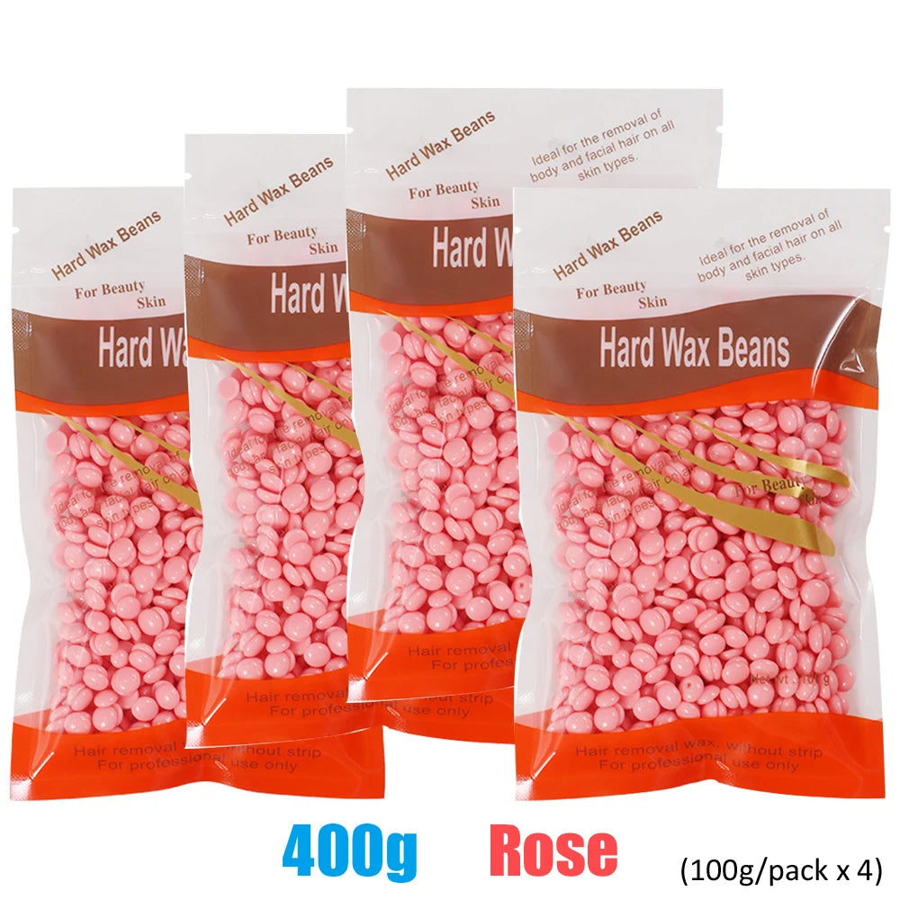 Hard Wax Beans – 500g Hair Removal Wax for Face, Legs & Body, No Strip Needed