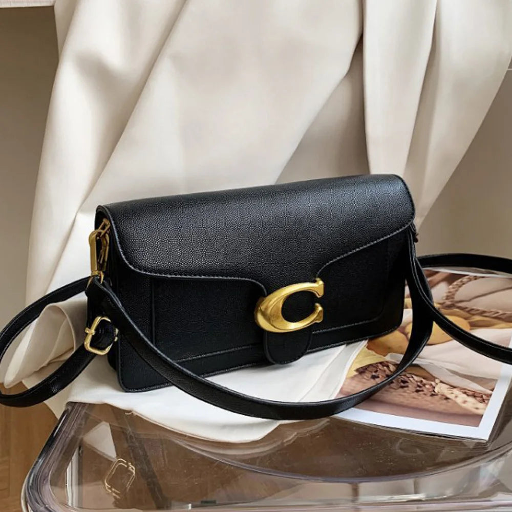 Women Small Square Crossbody Bag Double Strap Underarm Shoulder Purse Stylish Handbag