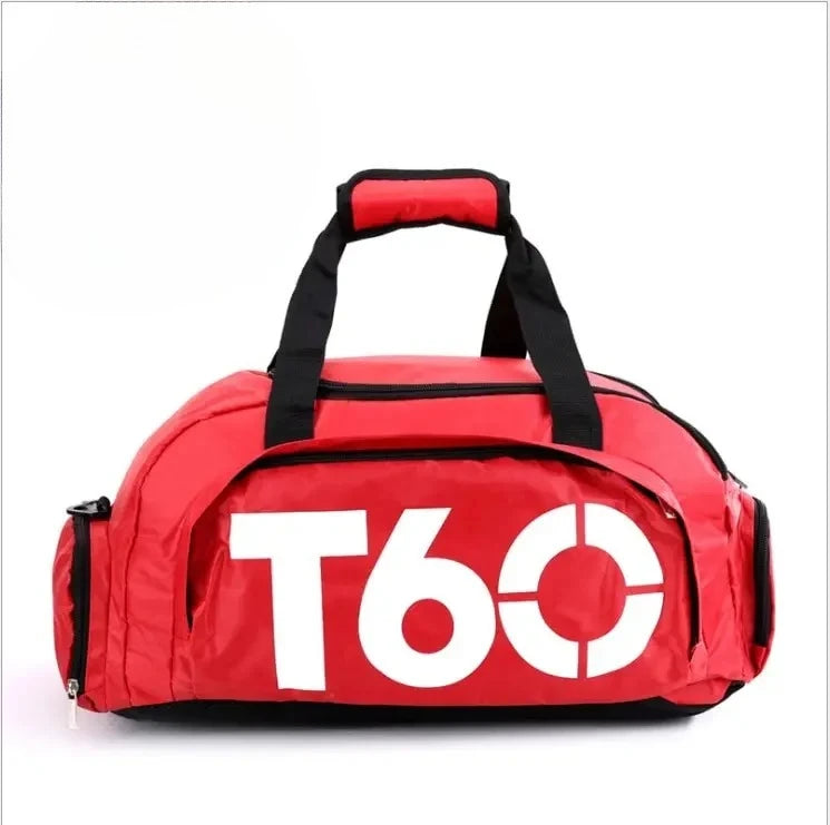 Gym Duffle Bag Large Capacity Waterproof Fitness Bag With Shoe Compartment