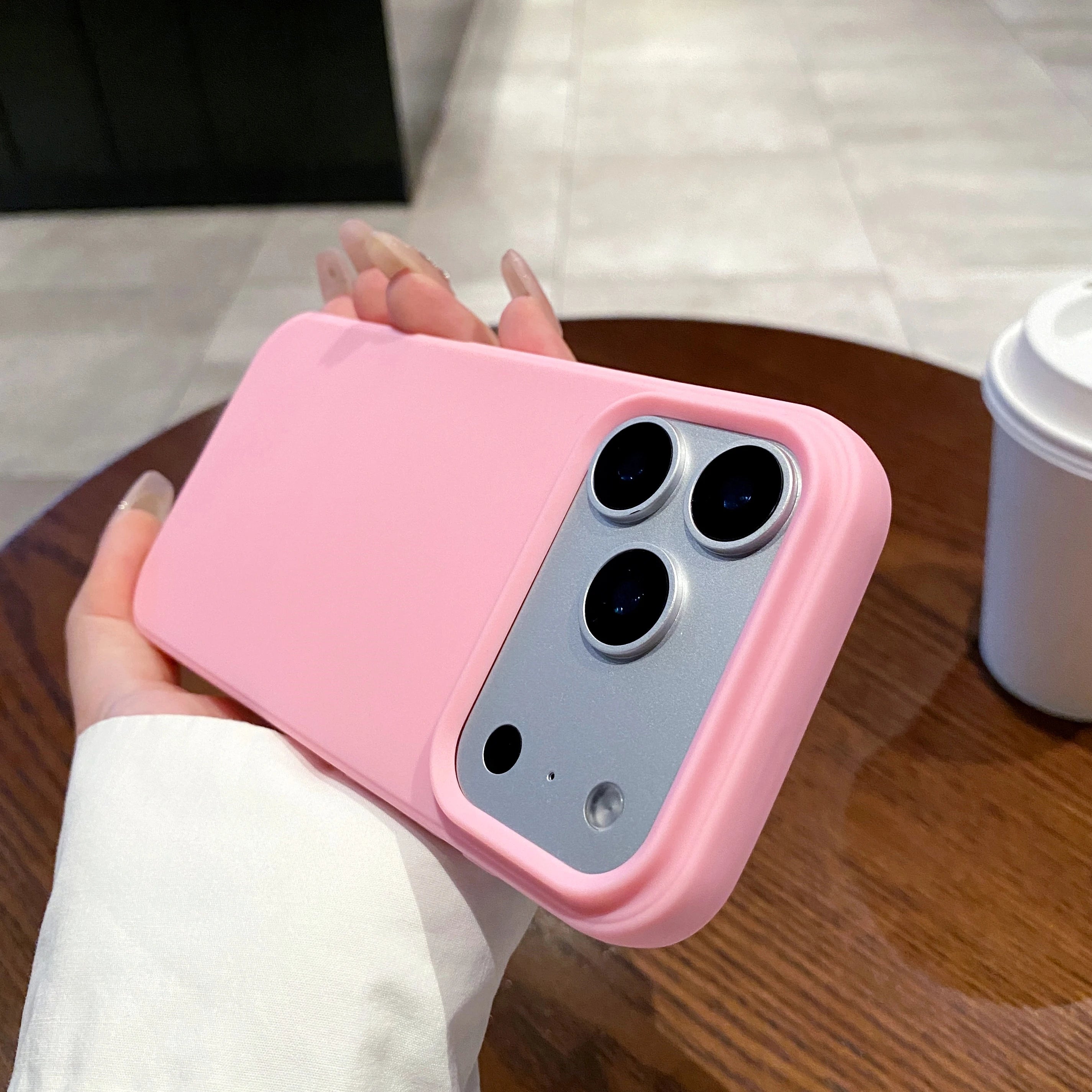 Simple Couple Candy Color Soft Shockproof Anti Fall iPhone Case