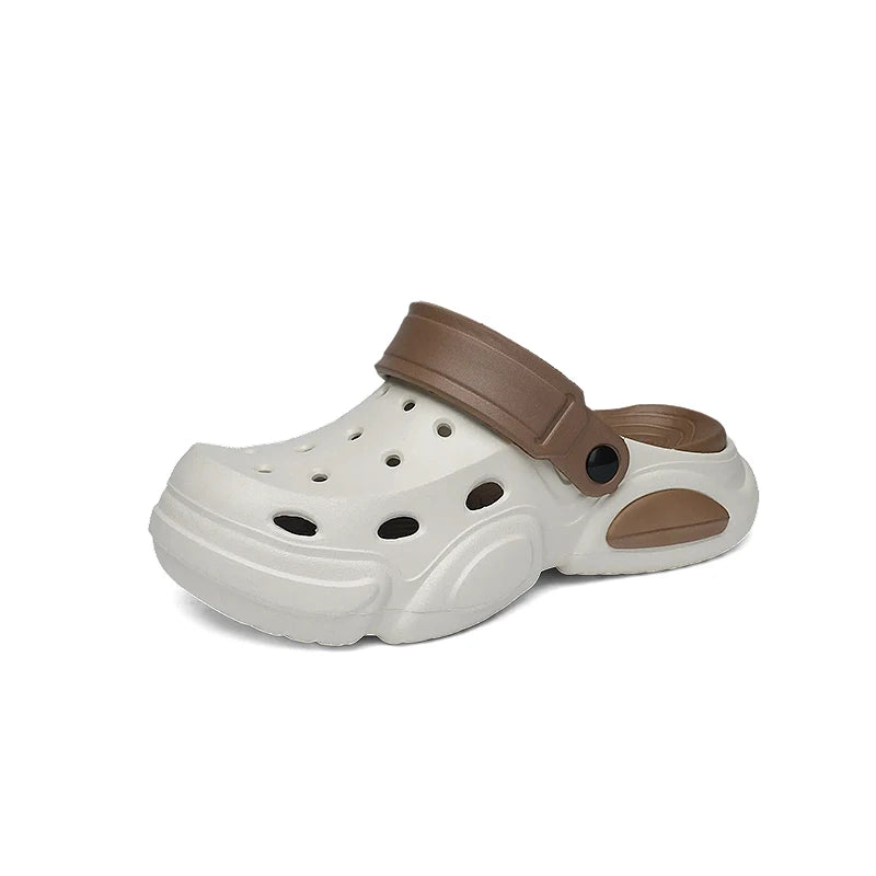 Men Thick Sole Sandals Breathable Non Slip Beach Slippers