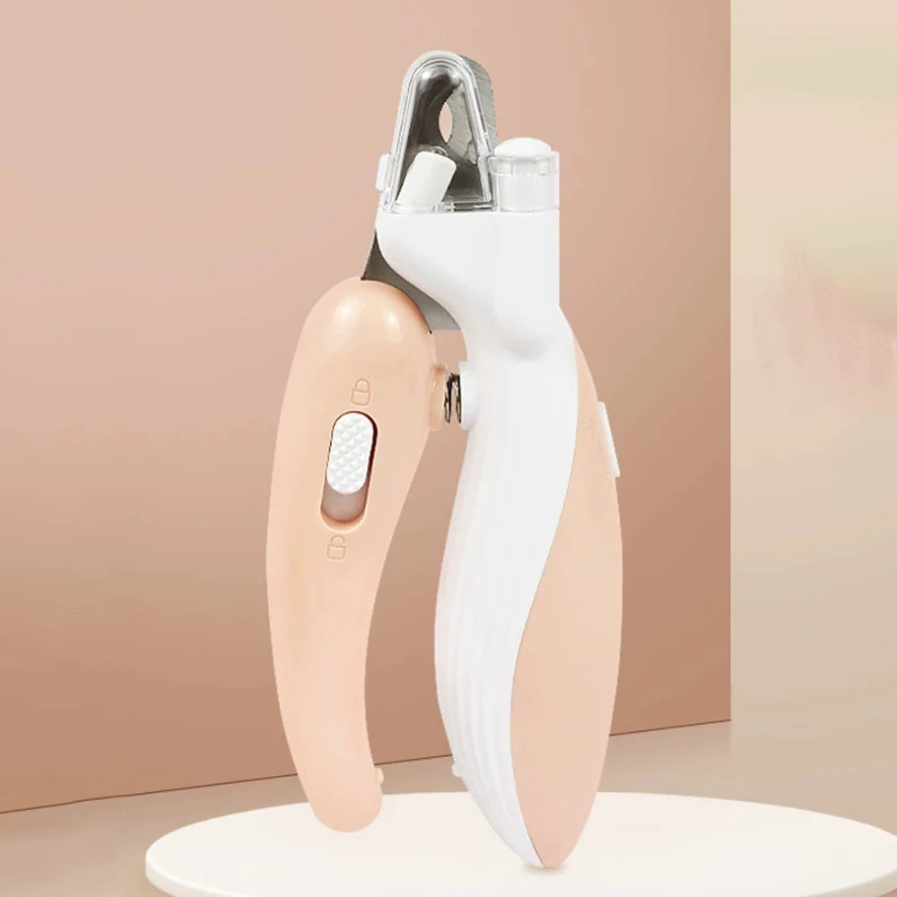 Pet Nail Clippers with LED Light – Safe Nail Trimmer for Cats, Dogs and Kittens