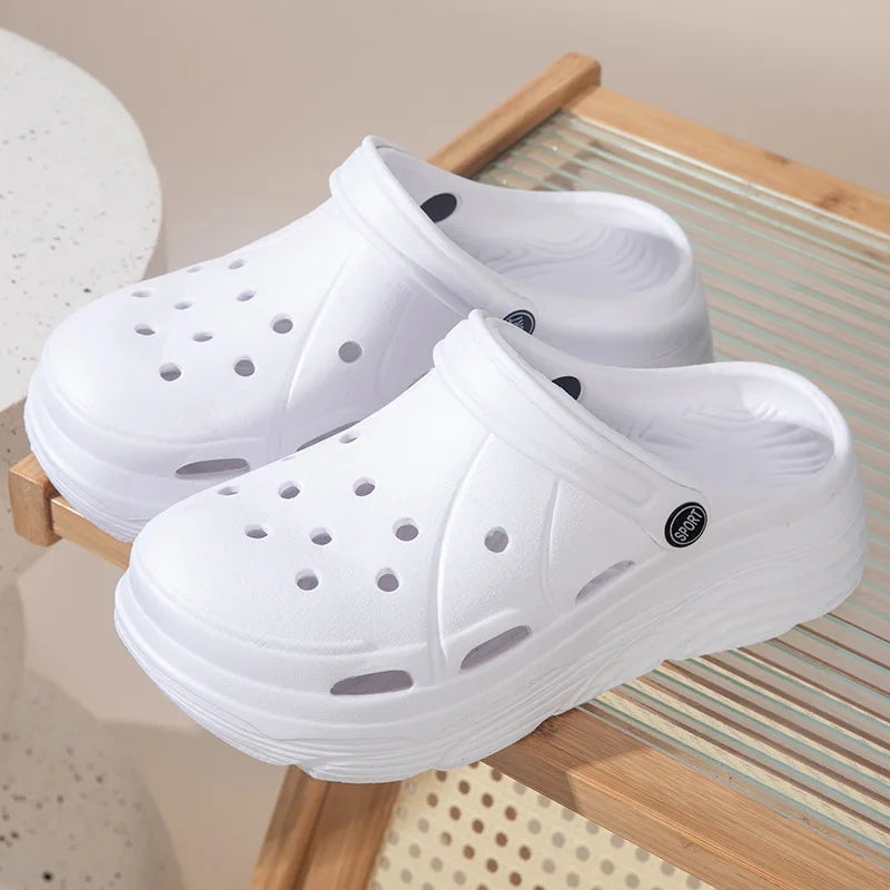 Women EVA Platform Clogs Thick Sole Non Slip Garden Sandals
