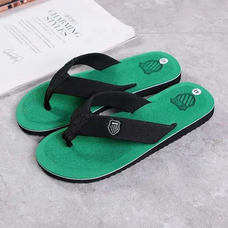 Men Flip Flops Summer Beach Sandals Anti Slip Casual Outdoor Slippers Lightweight Comfortable Thong Slides