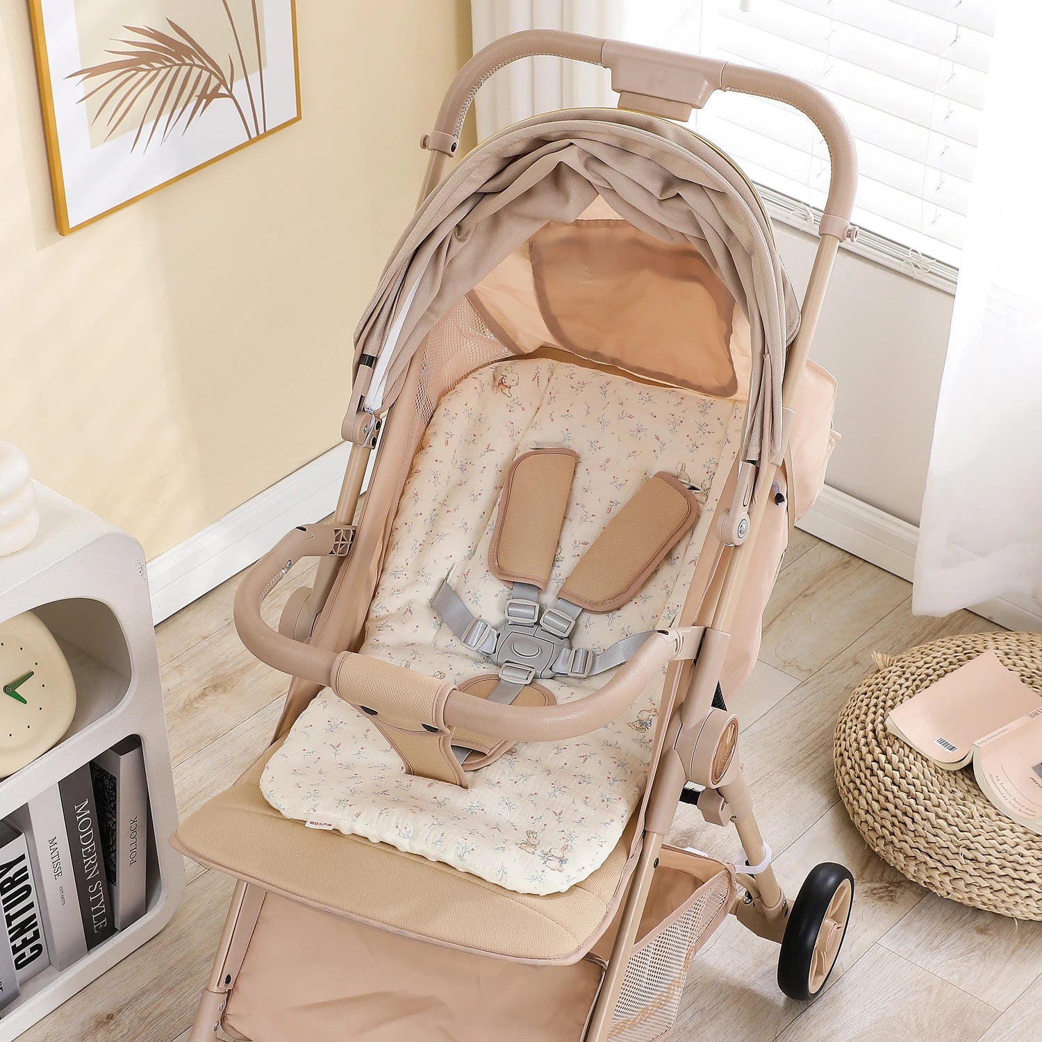 Baby Stroller Seat Cushion Soft Mattress for Pushchair Car Seat