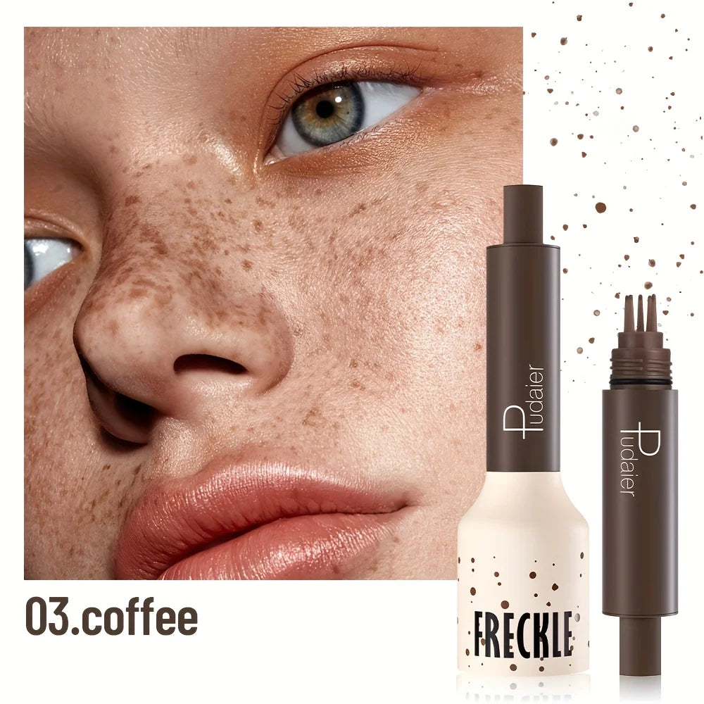 Freckle Stamp Makeup Pen – Natural Fake Freckles Waterproof Long Lasting Beauty Tool