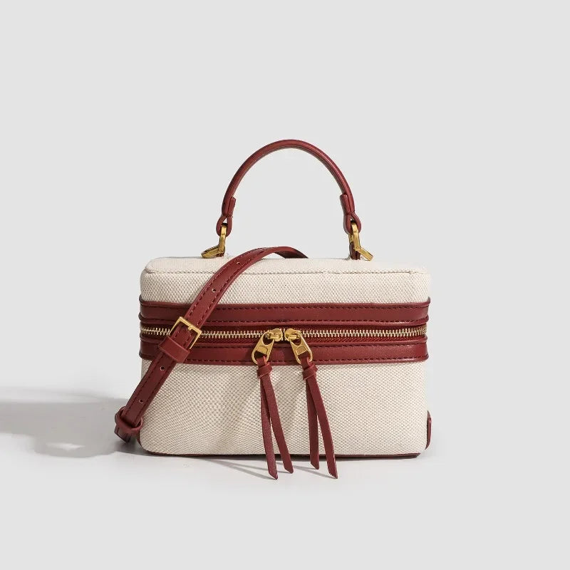 Women Canvas Crossbody Bag Designer Shoulder Handbag Small Casual Purse